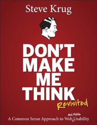 Capa do livro Don't Make Me Think, de Steve Krug