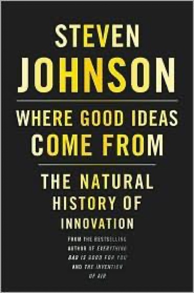 Capa do livro Where Good Ideas Come From, de Steven Johnson
